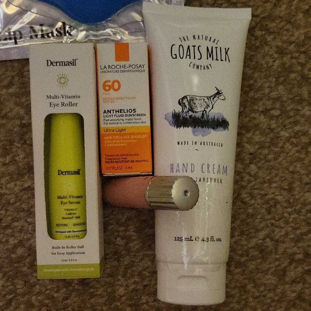 Spa Self Care Beauty Bundle • Goat Milk Hand Cream Candle Lip Mask Skincare Gift